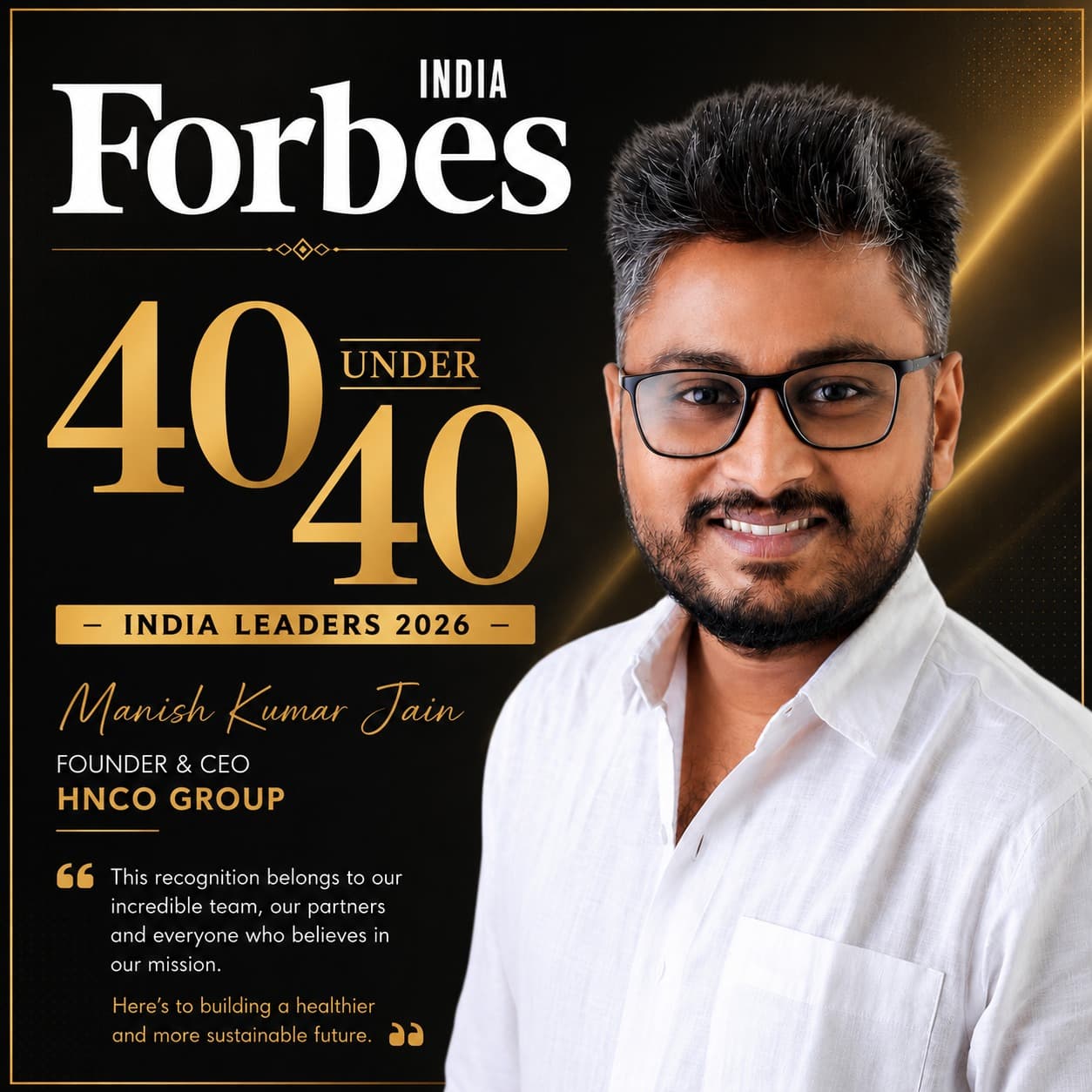 Forbes India 40 Under 40